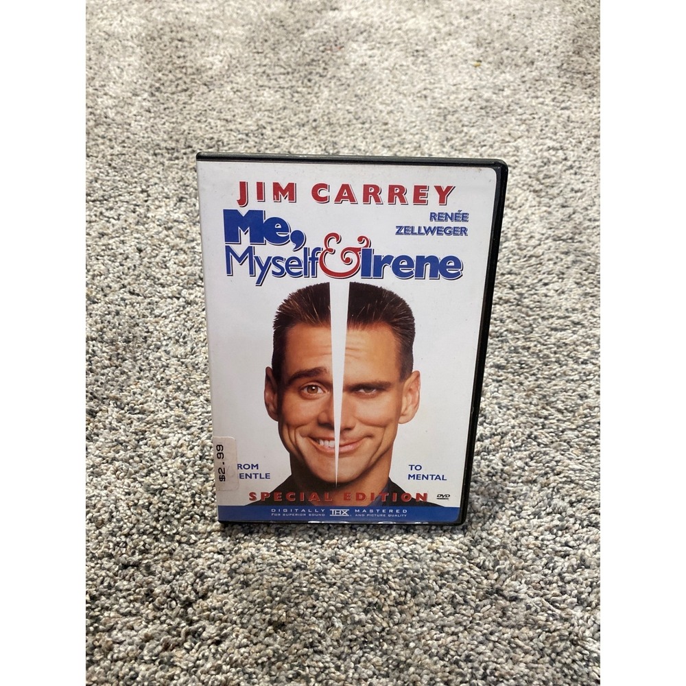 Me Myself & Irene DVD Special Edition Jim Carrey Renee Zellweger Comedy‎ Movie